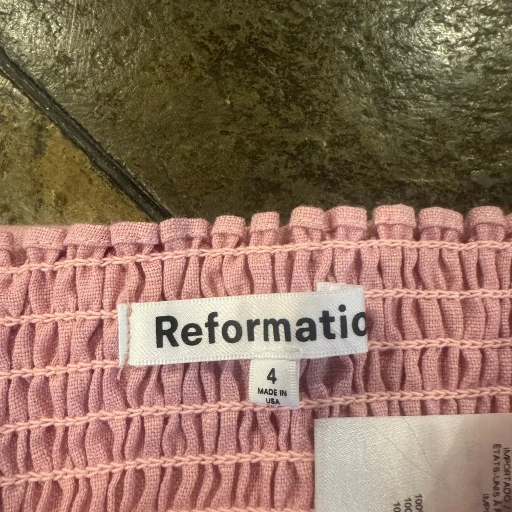 Reformation France Linen Two Piece Set
